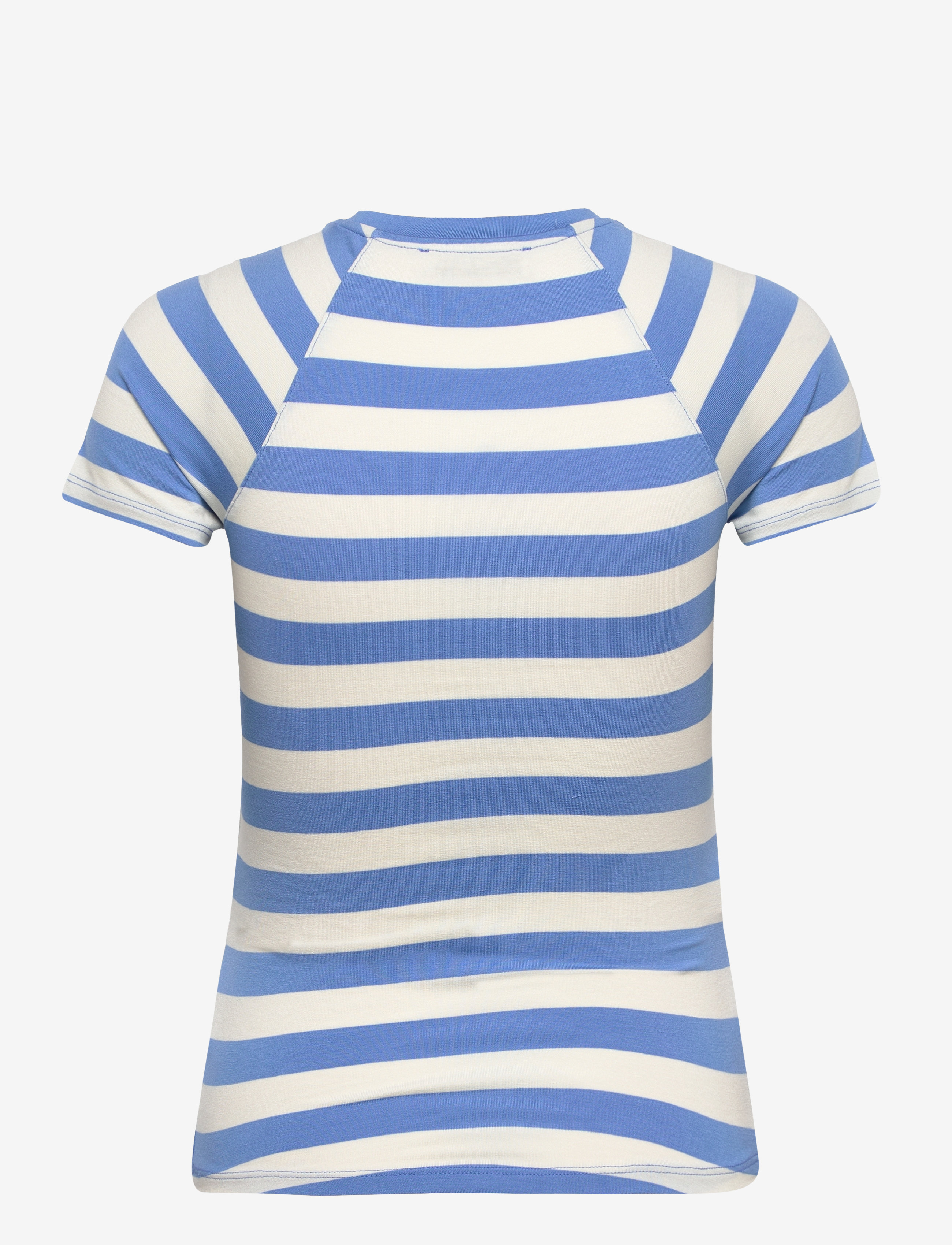Mango - Striped print T-shirt - laveste priser - medium blue - 1