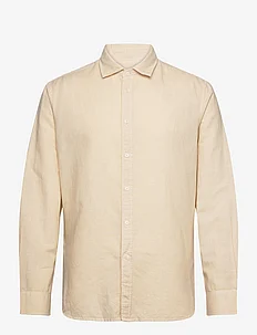 Regular-fit linen cotton shirt, Mango