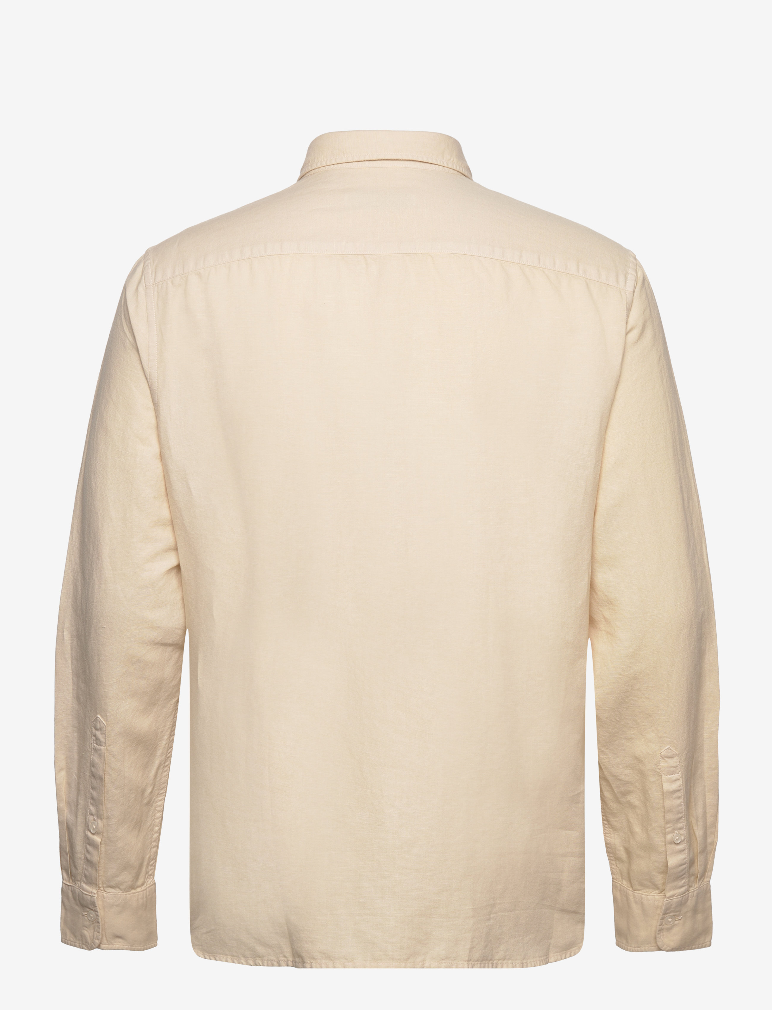 Mango - Regular-fit linen cotton shirt - basic skjorter - lt pastel brown - 1
