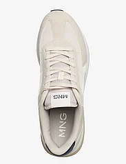 Mango - Leather mixed sneakers - lave sneakers - light beige - 3