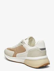 Mango - Leather mixed sneakers - lav ankel - light beige - 2