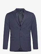 Super slim-fit suit jacket in stretch fabric - MEDIUM BLUE