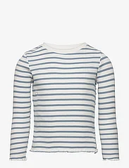 Mango - Long-sleeved knitted t-shirt - langermede t-skjorter - lt-pastel blue - 0