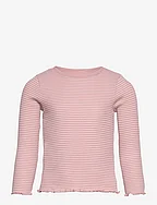 Long-sleeved knitted t-shirt - PINK