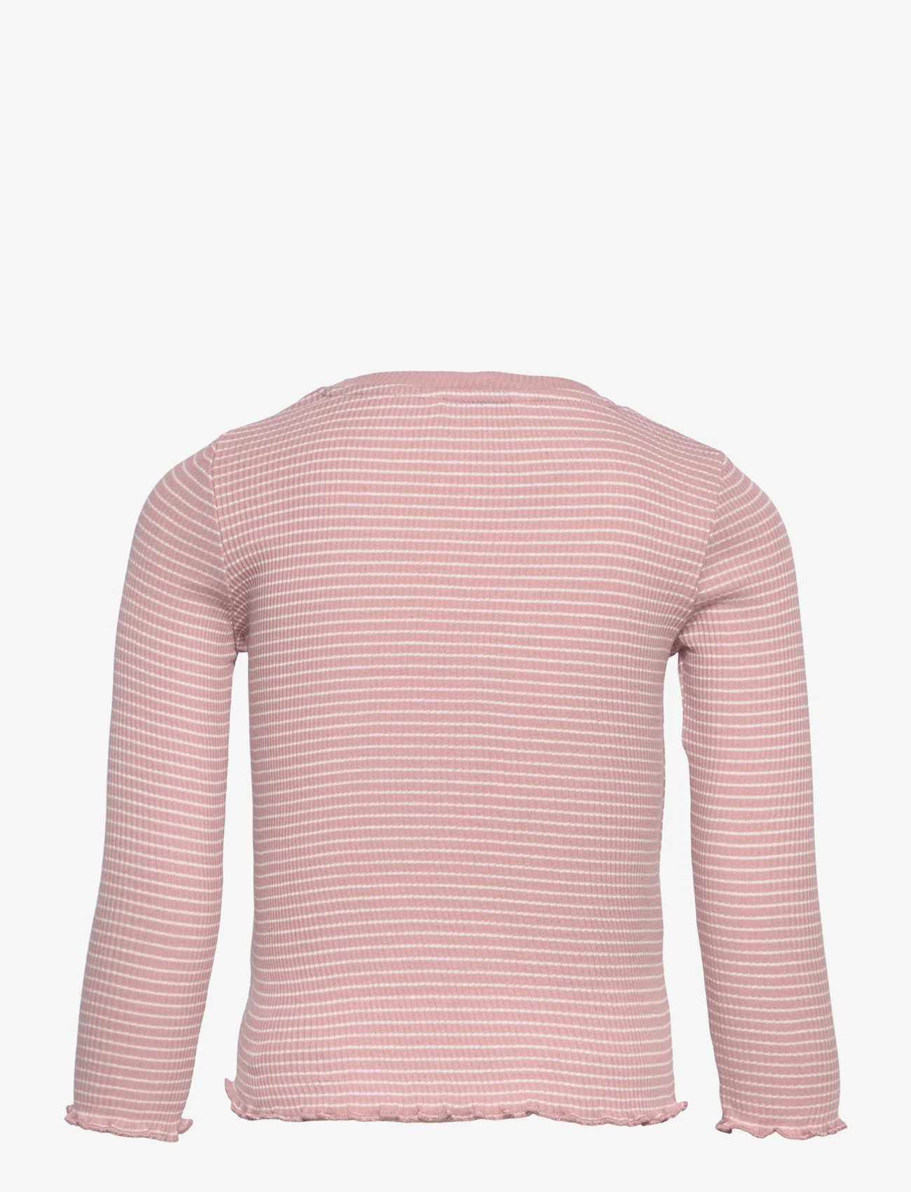Mango - Long-sleeved knitted t-shirt - langermede t-skjorter - pink - 1
