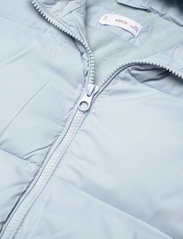 Mango - Hood quilted coat - de laveste prisene - lt-pastel blue - 2