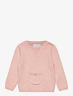 Knit cotton sweater - PINK