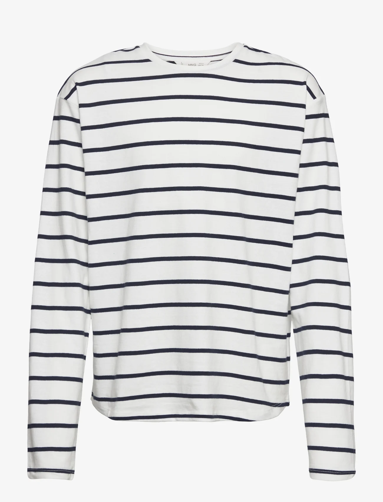 Mango - Striped long sleeves t-shirt - pitkähihaiset t-paidat - navy - 0