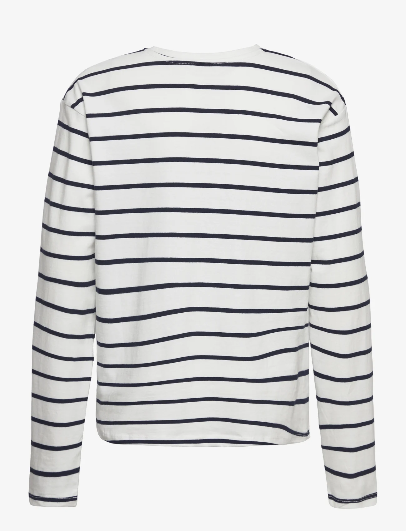 Mango - Striped long sleeves t-shirt - pitkähihaiset t-paidat - navy - 1