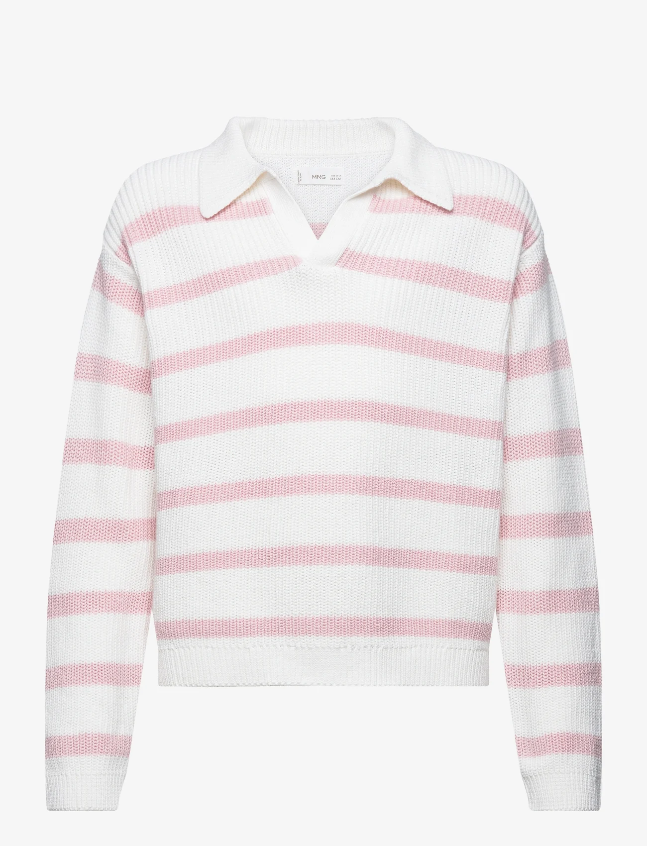 Mango - Polo neck sweater - gensere - pink - 0