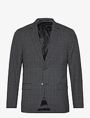 Mango - Super slim-fit check suit jacket - dobbeltspente blazere - medium grey - 0