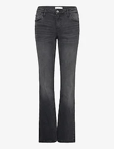 Low-rise flared jeans, Mango