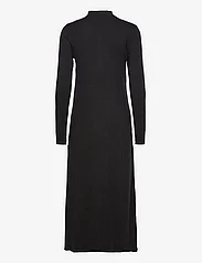 Mango - Knitted dress with side slit - laveste priser - black - 1