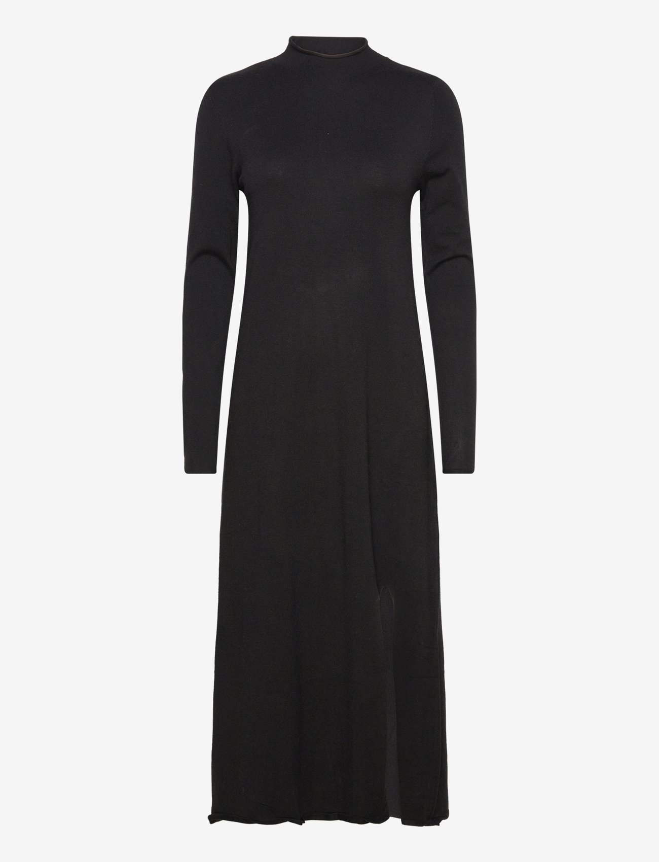 Mango - Knitted dress with side slit - julegaver under 300kr - black - 0