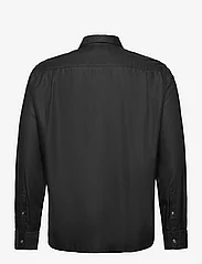 Mango - 100% tencel shirt with pocket - basic skjorter - black - 1