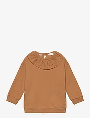 Mango - Babydoll neck sweatshirt - sweatshirts - dark yellow - 0