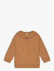 Mango - Babydoll neck sweatshirt - sweatshirts - dark yellow - 1