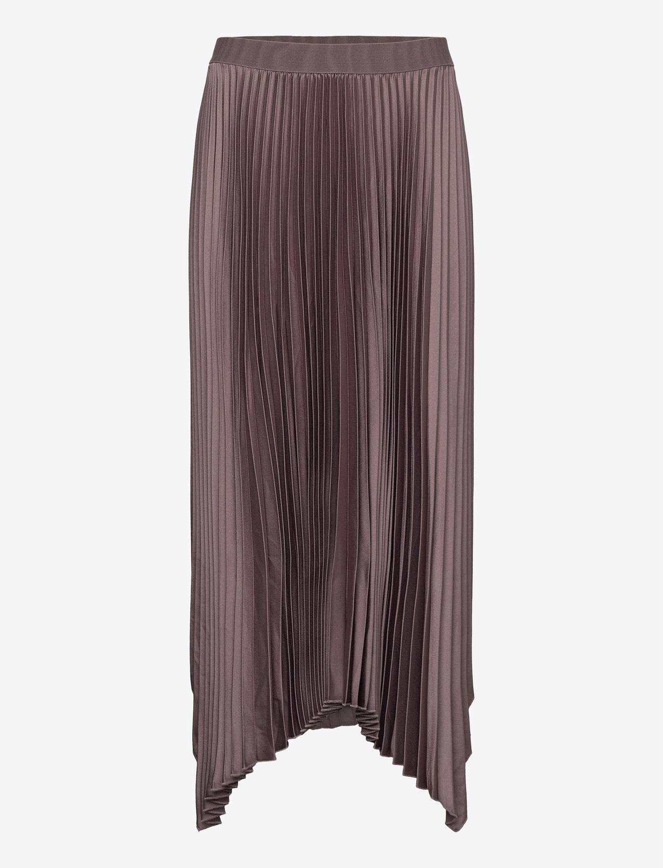 Mango - Irregular pleated skirt - plisserede nederdele - medium brown - 0