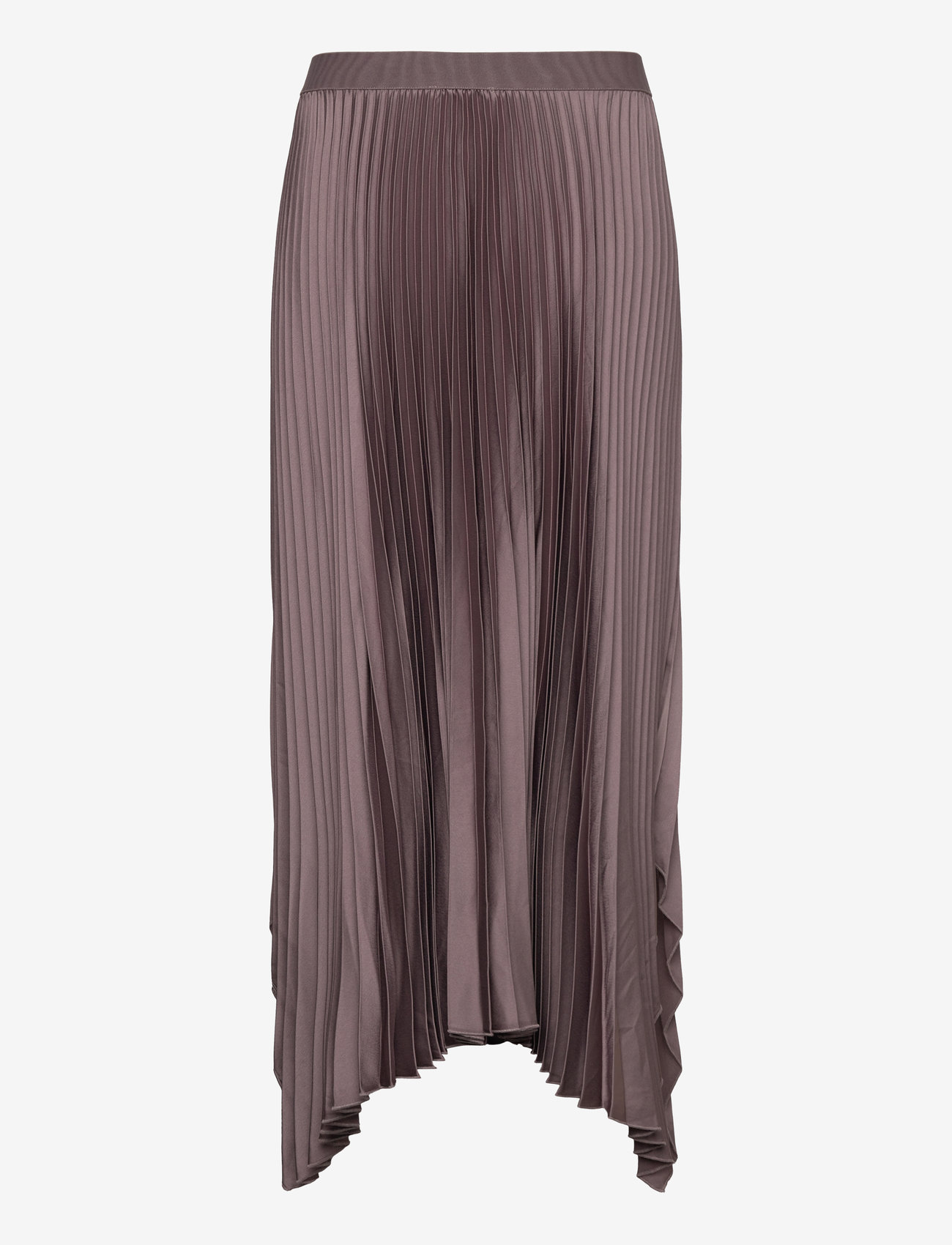 Mango - Irregular pleated skirt - plisserede nederdele - medium brown - 1
