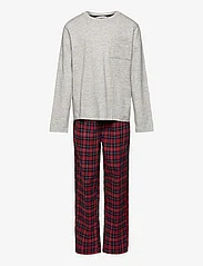 Mango - Two-pieces check long pyjamas - pyjamasset - red - 0
