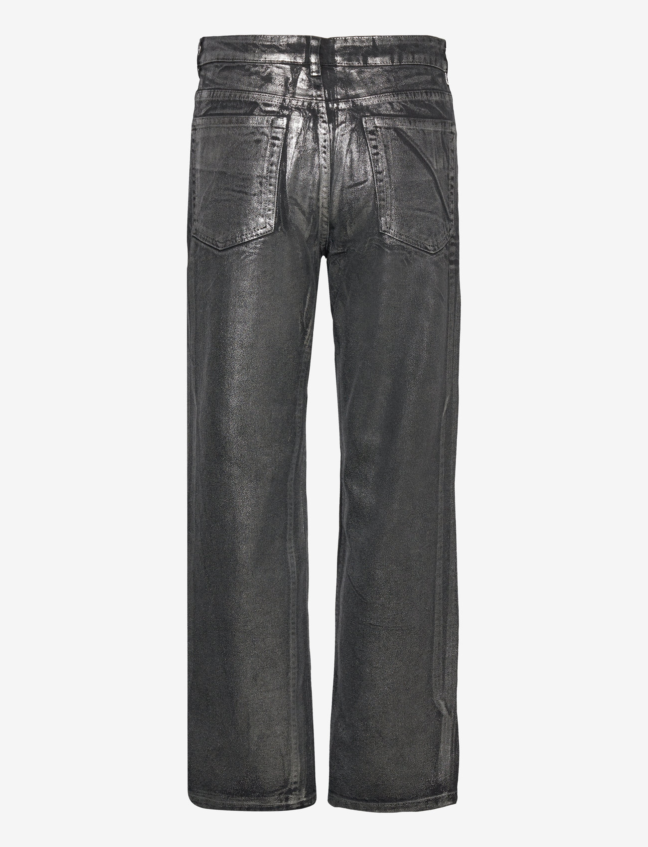 Mango - Straight foil jeans - straight jeans - black - 1