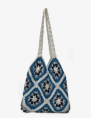 Mango - Bucket crochet bag - laveste priser - medium blue - 0