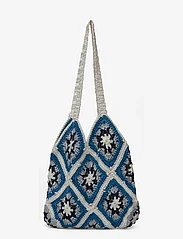Mango - Bucket crochet bag - laveste priser - medium blue - 1