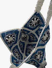 Mango - Bucket crochet bag - laveste priser - medium blue - 3