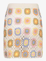Mango - Crochet mini skirt - strikkede skjørt - light beige - 1
