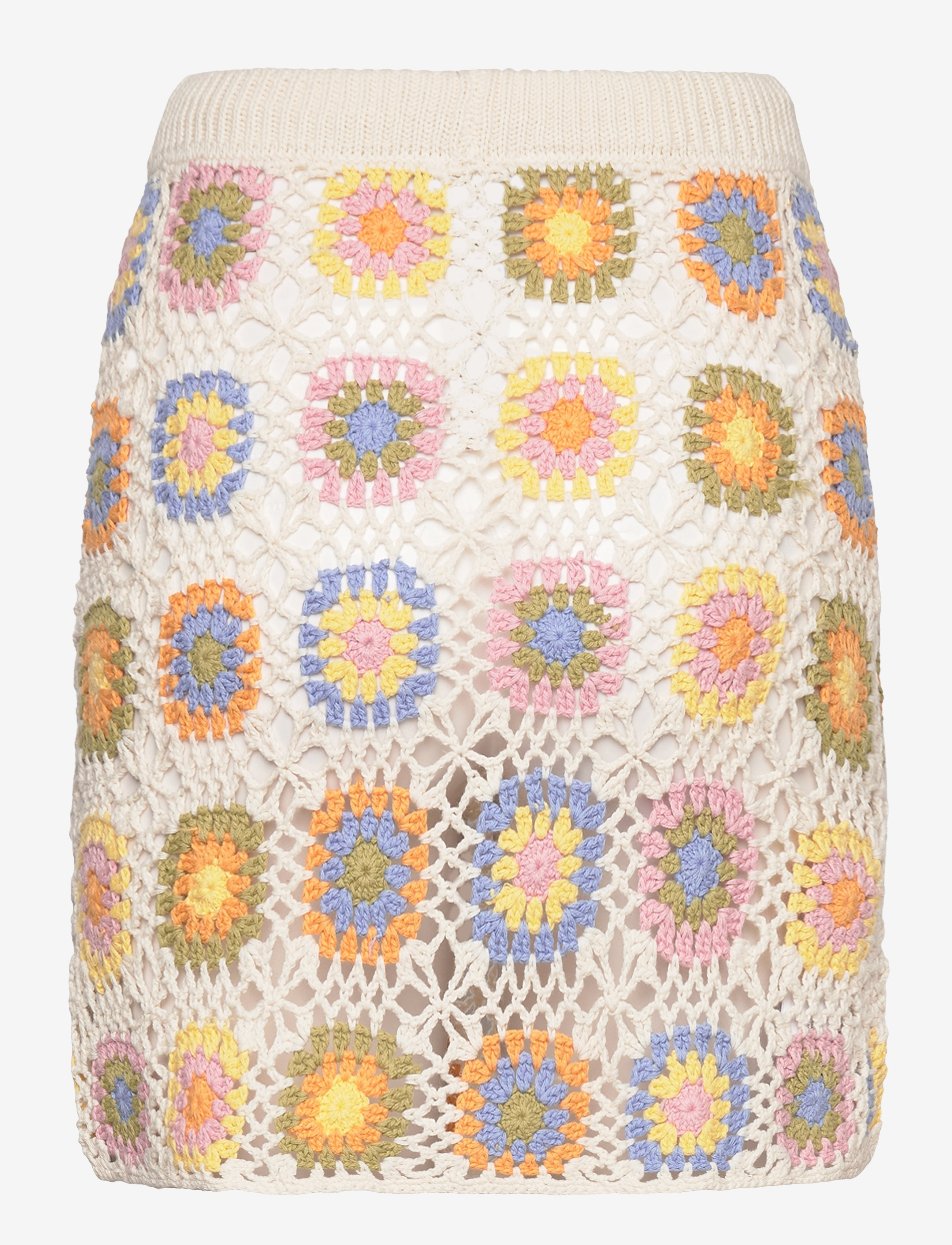 Mango - Crochet mini skirt - korte skjørt - light beige - 1