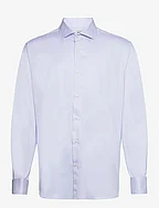 Twill fabric regular-fit suit shirt with cufflinks - LT-PASTEL BLUE