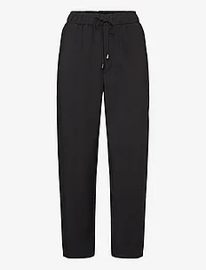 Flowy straight-fit trousers with bow, Mango