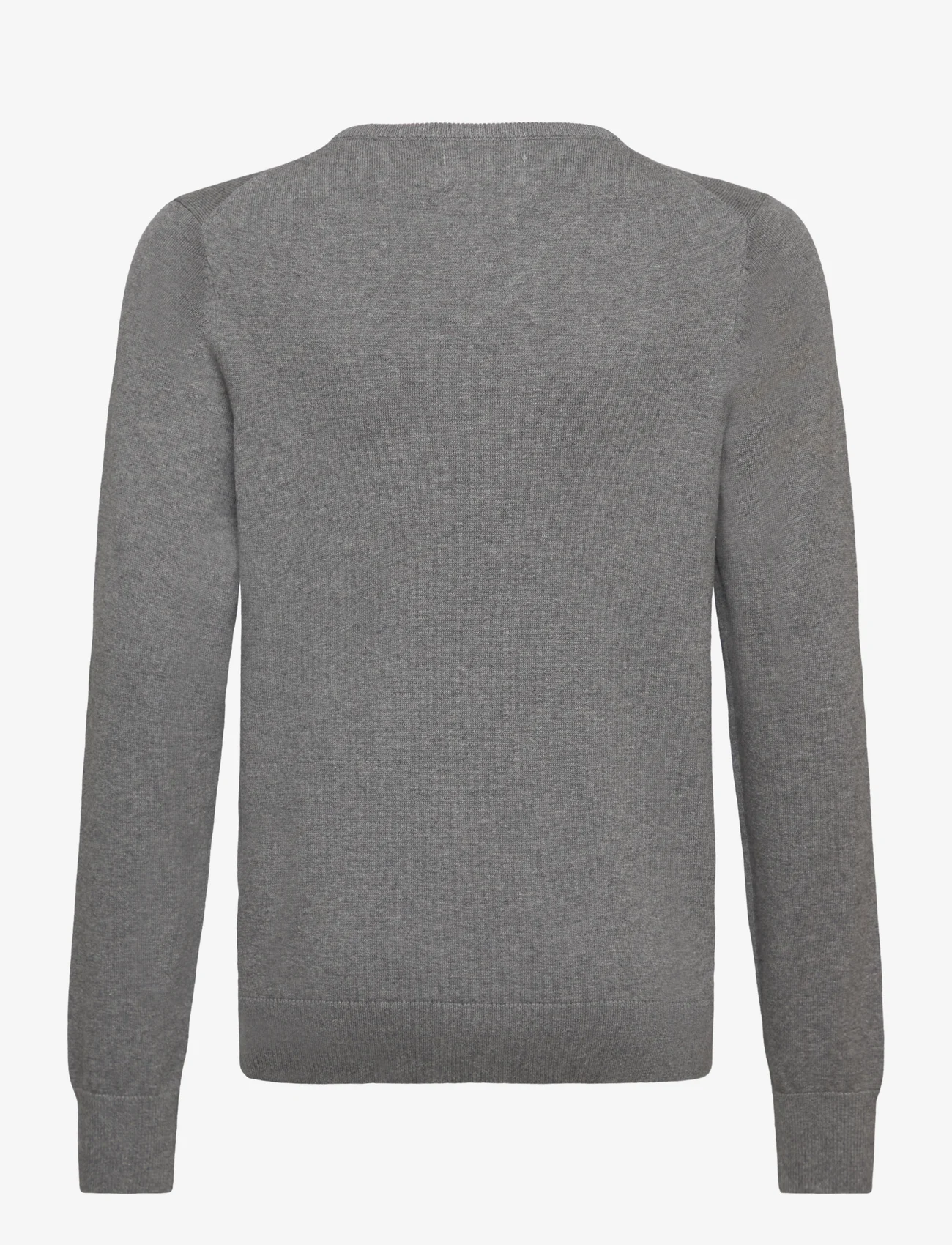 Mango - V-neck sweater - trøjer - grey - 1