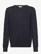 V-neck sweater - NAVY