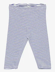 Mango - Stripped cotton leggings - alhaisimmat hinnat - natural white - 0