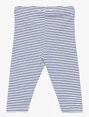 Mango - Stripped cotton leggings - alhaisimmat hinnat - natural white - 1