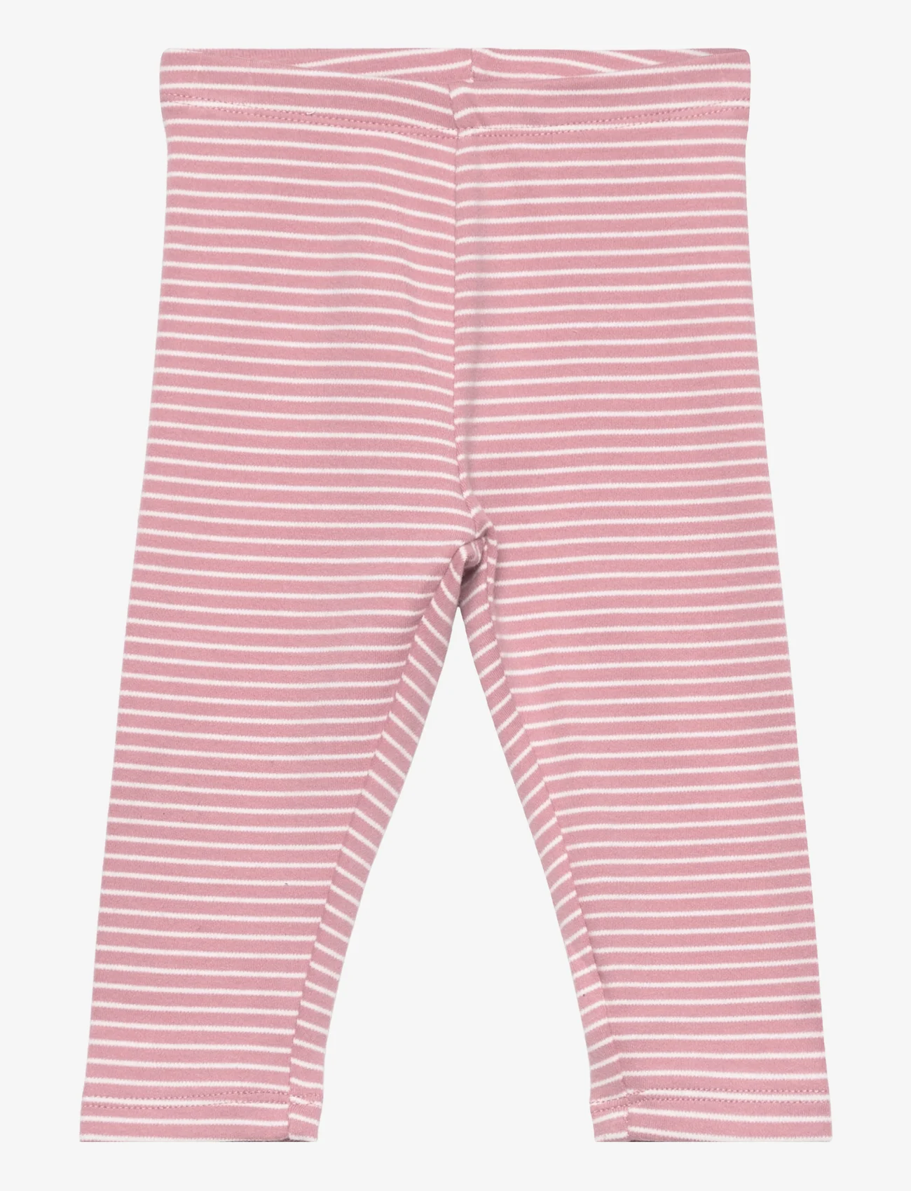 Mango - Stripped cotton leggings - alhaisimmat hinnat - pink - 0