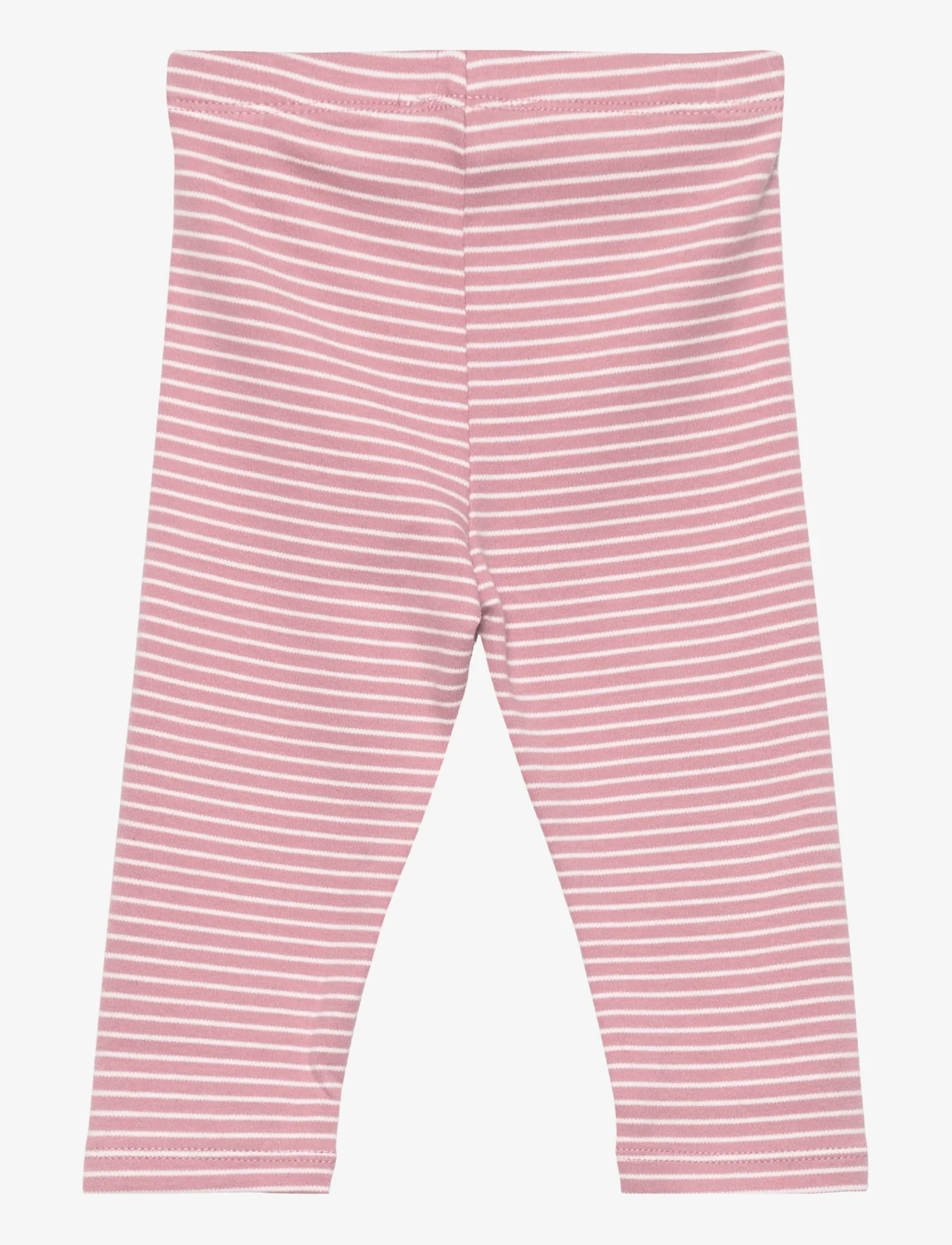 Mango - Stripped cotton leggings - alhaisimmat hinnat - pink - 1