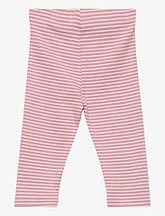 Mango - Stripped cotton leggings - alhaisimmat hinnat - pink - 1