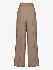 Mango - Low-waist wideleg trousers - dressbukser - medium brown - 1