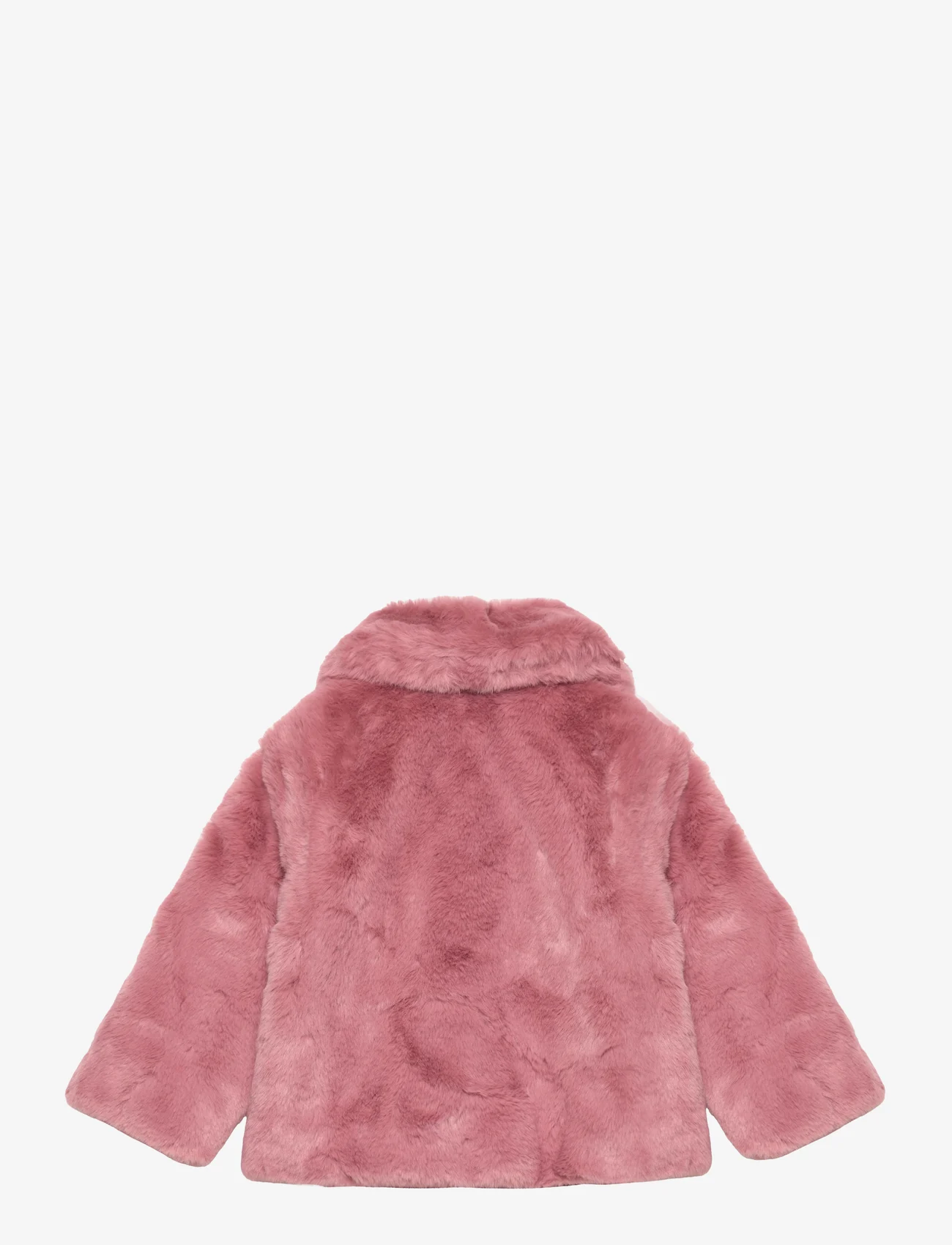 Mango - Faux fur coat - faux fur - pink - 1