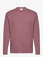 100% cotton long-sleeved t-shirt - DARK PURPLE
