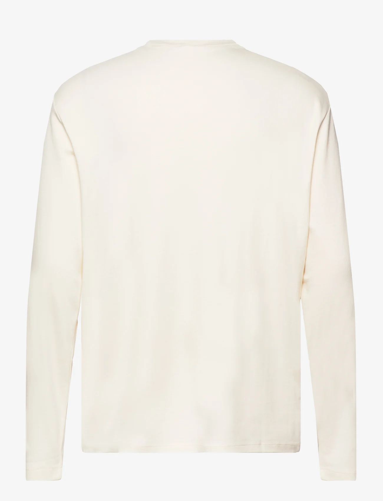 Mango - 100% cotton long-sleeved t-shirt - lägsta priserna - natural white - 1