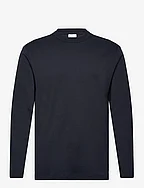 100% cotton long-sleeved t-shirt - NAVY