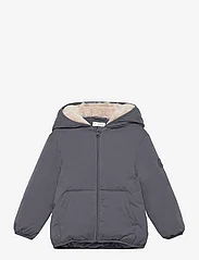 Mango - Cotton quilted jacket - quilted jakker - charcoal - 0