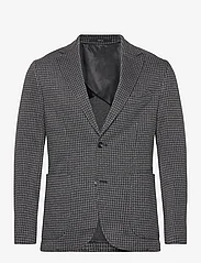 Mango - Slim-fit micro-houndstooth jacket - dubbelknäppta kavajer - grey - 0