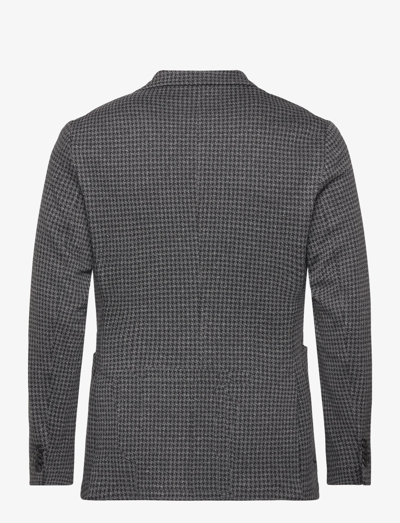 Mango - Slim-fit micro-houndstooth jacket - kaksiriviset bleiserit - grey - 1