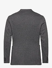 Mango - Slim-fit micro-houndstooth jacket - dobbeltspente blazere - grey - 1