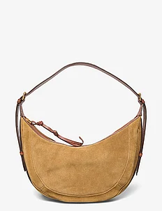 Leather shoulder bag, Mango