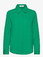 Regular flowy shirt - GREEN